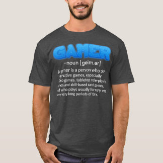 Noun Funny Gaming Quote Video Game Gift T-Shirt