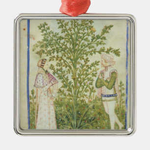 Nouv Acq Lat Celery, from 'Tacuinum Sanitatis' Metal Tree Decoration