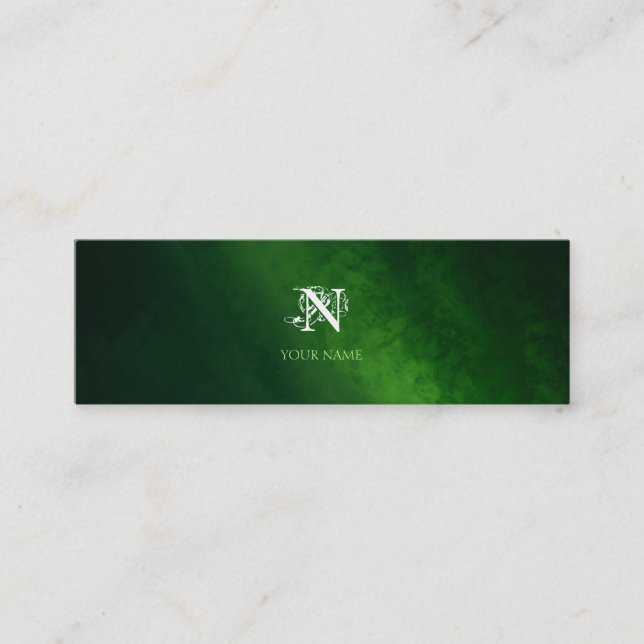 Nouveau 2 Small Mini Business Card (Front)