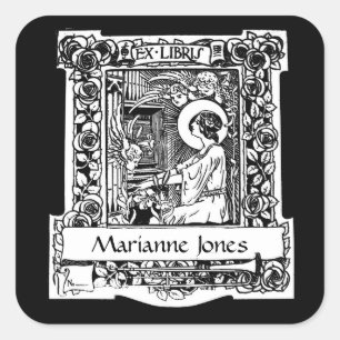 Nouveau Ex-Libris Bookplate Stickers