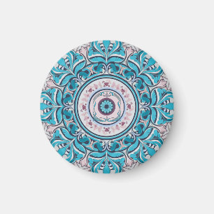 Nouveau Floral Mandala Magnet