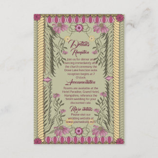Nouveau frame - Response Card