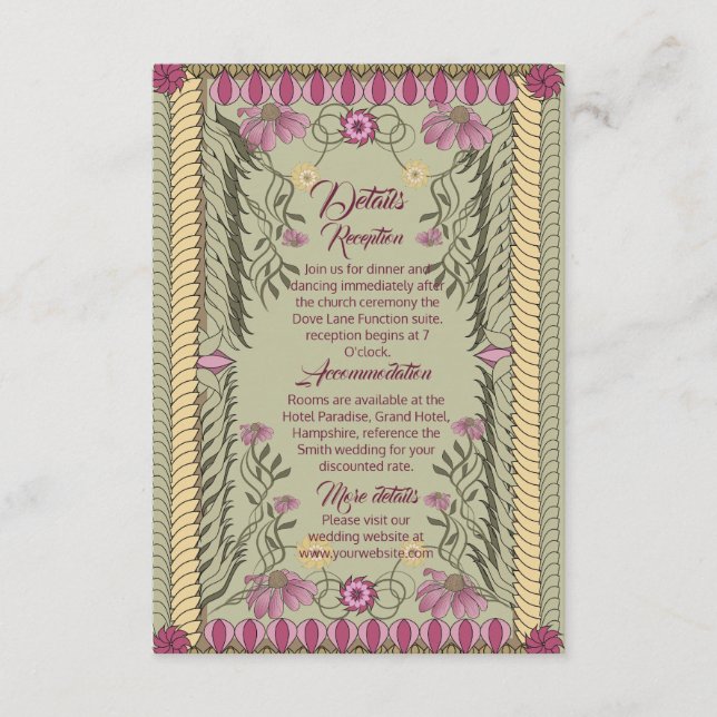 Nouveau frame - Response Card (Front)