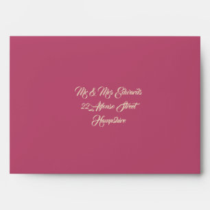 Nouveau frame - Wedding invitation envelope