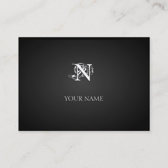Nouveau Graphite Great Business Card (Front)