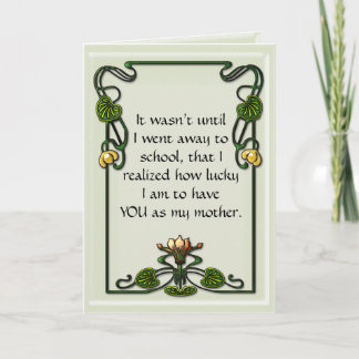 Nouveau Lily (Mother’s Day Card) Card