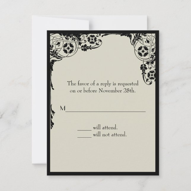 Nouveau Response Card (Front)