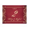 Nouveau Victorian: Red & Gold Table Number