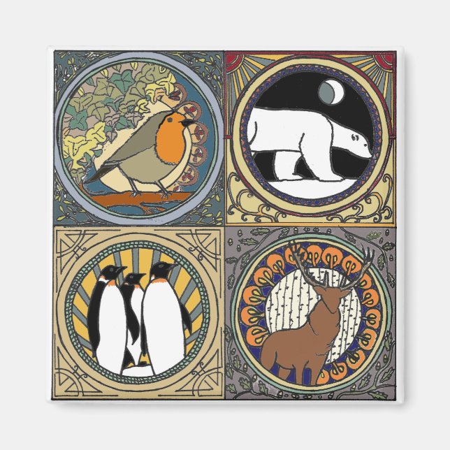 Nouveau Winter Magnet (Front)