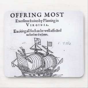 Nova Britannia. Offring Most Excellent Fruites Mouse Pad