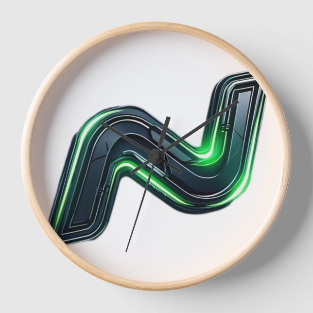 Nova logo clock  (Front)