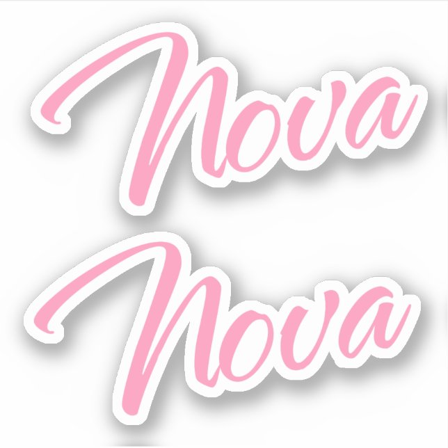 Nova name x 2 vinyl (Front)