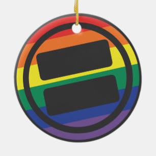 NOVA Pride Circle Ornament