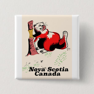 Nova Scotia canada 15 Cm Square Badge