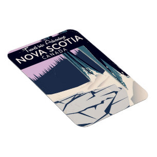 Nova Scotia, Canada holiday travel poster. Magnet