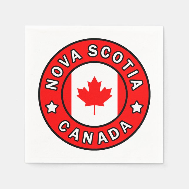 Nova Scotia Canada Napkin (Front)