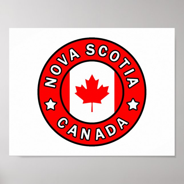 Nova Scotia Canada Poster (Front)