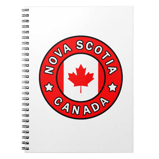 Nova Scotia Canada Spiral Notebook (Front)