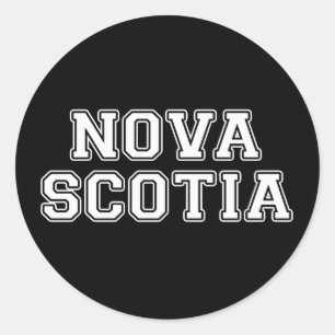 Nova Scotia Classic Round Sticker