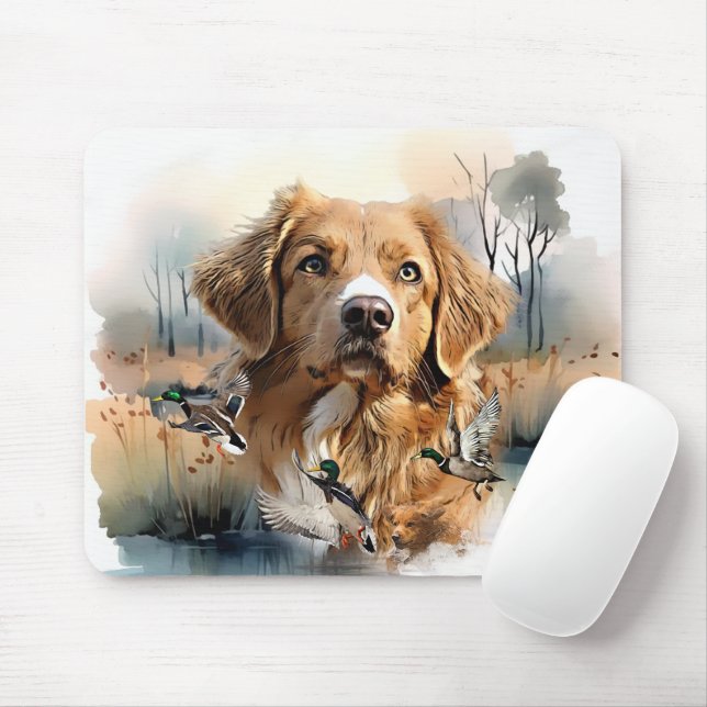 Nova Scotia Duck Tolling Retriever, Art Mouse Pad (With Mouse)