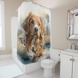 Nova Scotia Duck Tolling Retriever, Art Shower Curtain