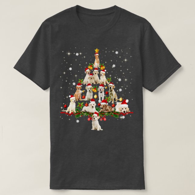 Nova Scotia Duck Tolling Retriever Christmas Tree  T-Shirt (Design Front)