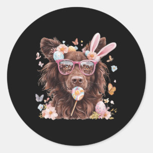 Nova Scotia Duck Tolling Retriever Dog Lover Easte Classic Round Sticker