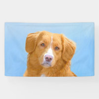 Nova Scotia Duck Tolling Retriever Dog Painting