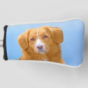 Nova Scotia Duck Tolling Retriever Dog Painting Golf Head Cover