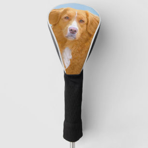 Nova Scotia Duck Tolling Retriever Dog Painting Golf Head Cover