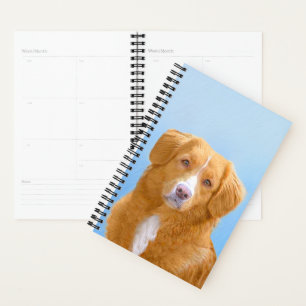 Nova Scotia Duck Tolling Retriever Dog Painting Planner