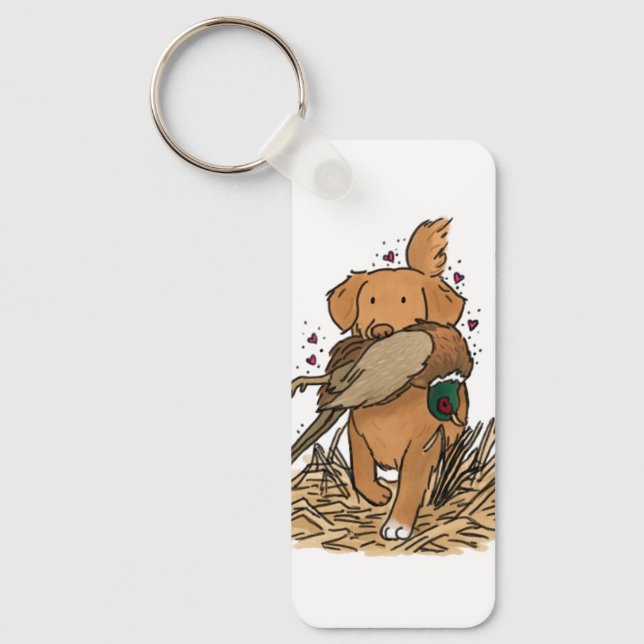 Nova Scotia Duck Tolling Retriever NSDTR Keychain (Front)