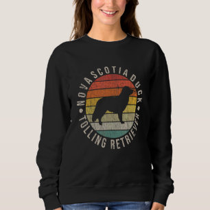 Nova Scotia Duck Tolling Retriever Paw Vintage Ret Sweatshirt