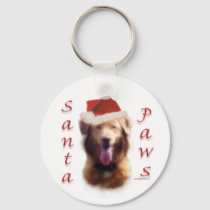 Nova Scotia Duck Tolling Retriever Santa Paws Key Ring