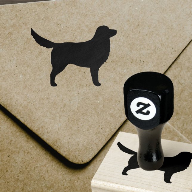 Nova Scotia Duck Tolling Retriever Silhouette Rubber Stamp (Creator Uploaded)