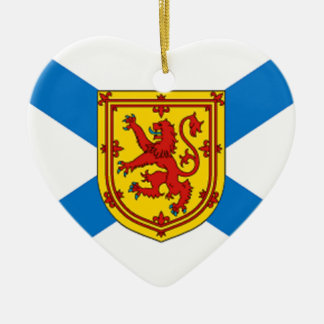 Nova Scotia Flag Ceramic Tree Decoration
