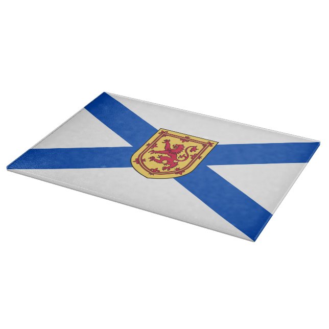 Nova Scotia flag halifax canada cutting board (Corner)