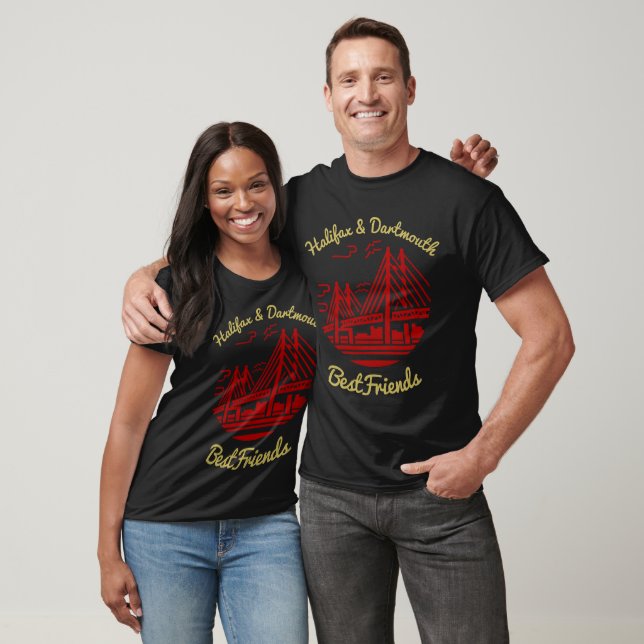 Nova Scotia Halifax and Dartmouth Bestfriends  T-Shirt (Unisex)