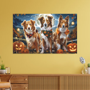 Nova Scotia Halloween Spooky Canvas Print