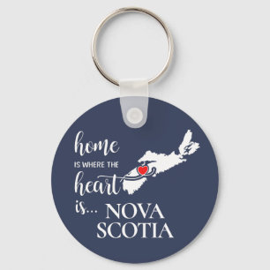 Nova Scotia home is where the heart is... Key Ring