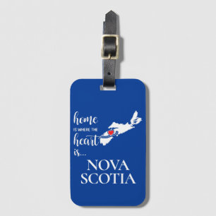 Nova Scotia home is where the heart is... Luggage Tag