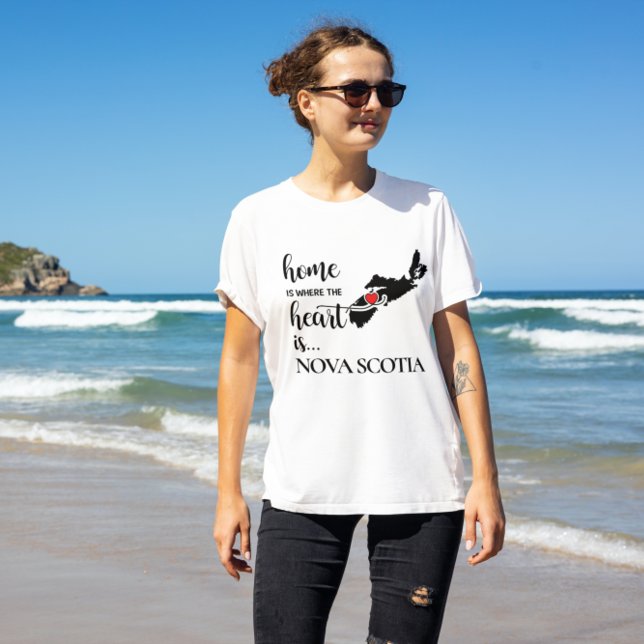 Nova Scotia home is where the heart is.. T-Shirt (Creator Uploaded)