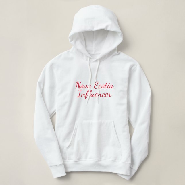 Nova scotia Influencer Customize, province or city Hoodie (Design Front)