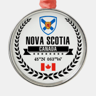Nova Scotia Metal Tree Decoration