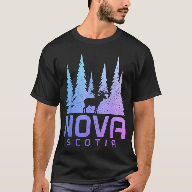 Nova Scotia Moose Nature T-Shirt (Front)