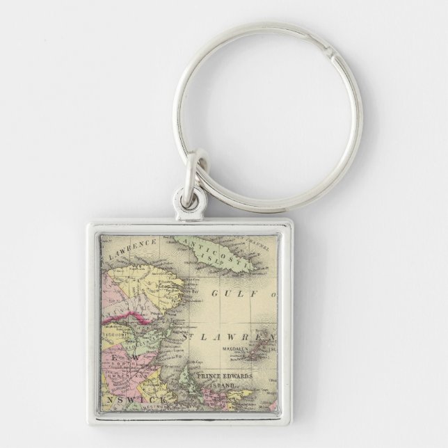 Nova Scotia, New Brunswick, Pr Edward's Id Key Ring (Front)