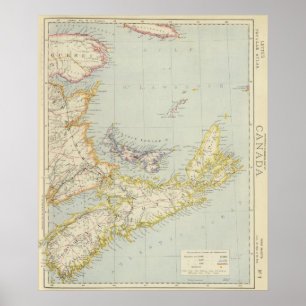 Nova Scotia, Prince Edward Island, Newbrunswick Poster