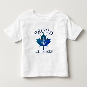 Nova Scotia Proud Bluenoser anchor maple leaf Toddler T-Shirt