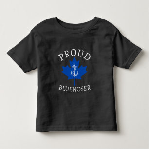 Nova Scotia Proud Bluenoser anchor maple leaf  Toddler T-Shirt