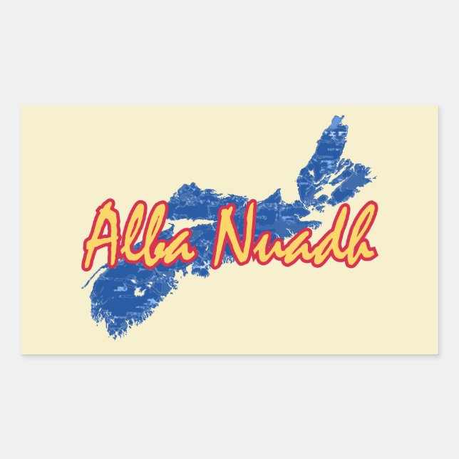 Nova Scotia Rectangular Sticker (Front)